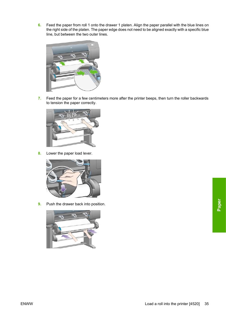 HP Designjet 4520 Printer series User Manual | Page 45 / 235