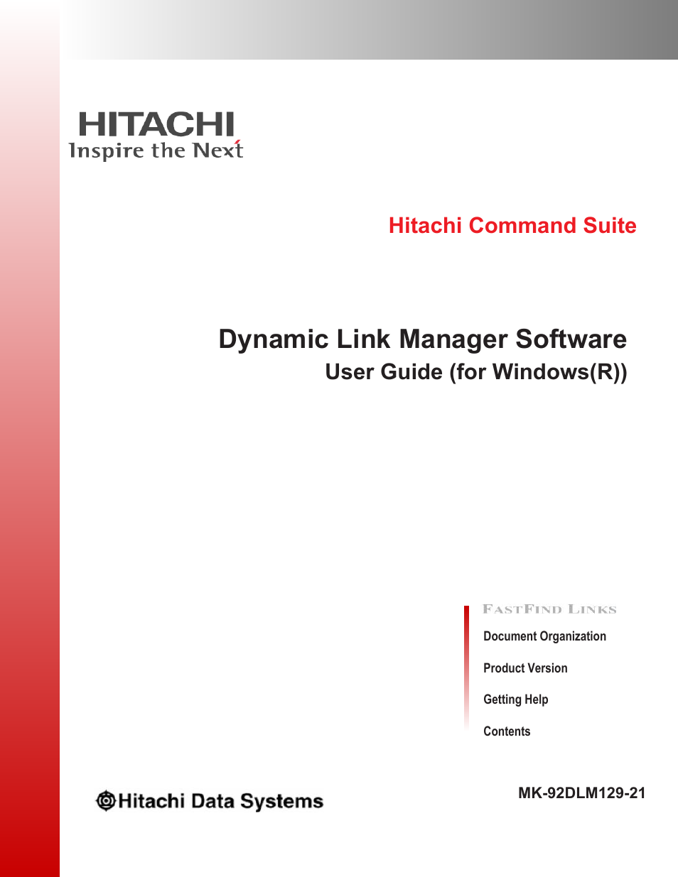 HP Hitachi Dynamic Link Manager Software User Manual | 422 pages