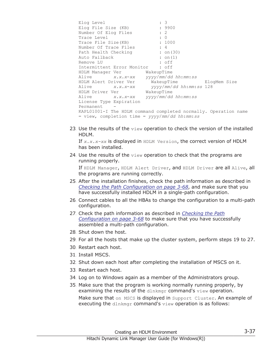 HP Hitachi Dynamic Link Manager Software User Manual | Page 103 / 422