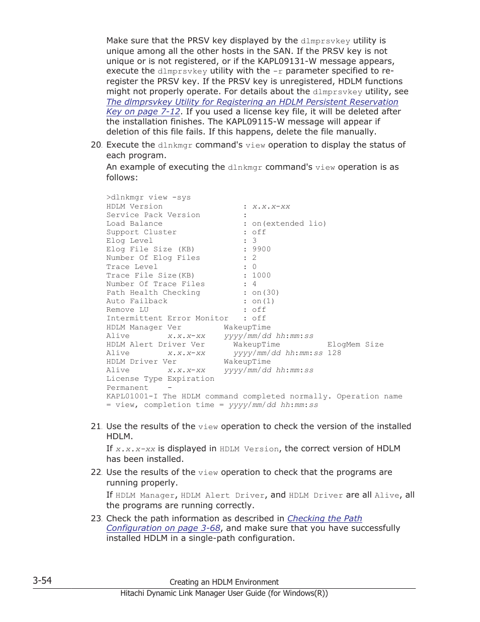 HP Hitachi Dynamic Link Manager Software User Manual | Page 120 / 422