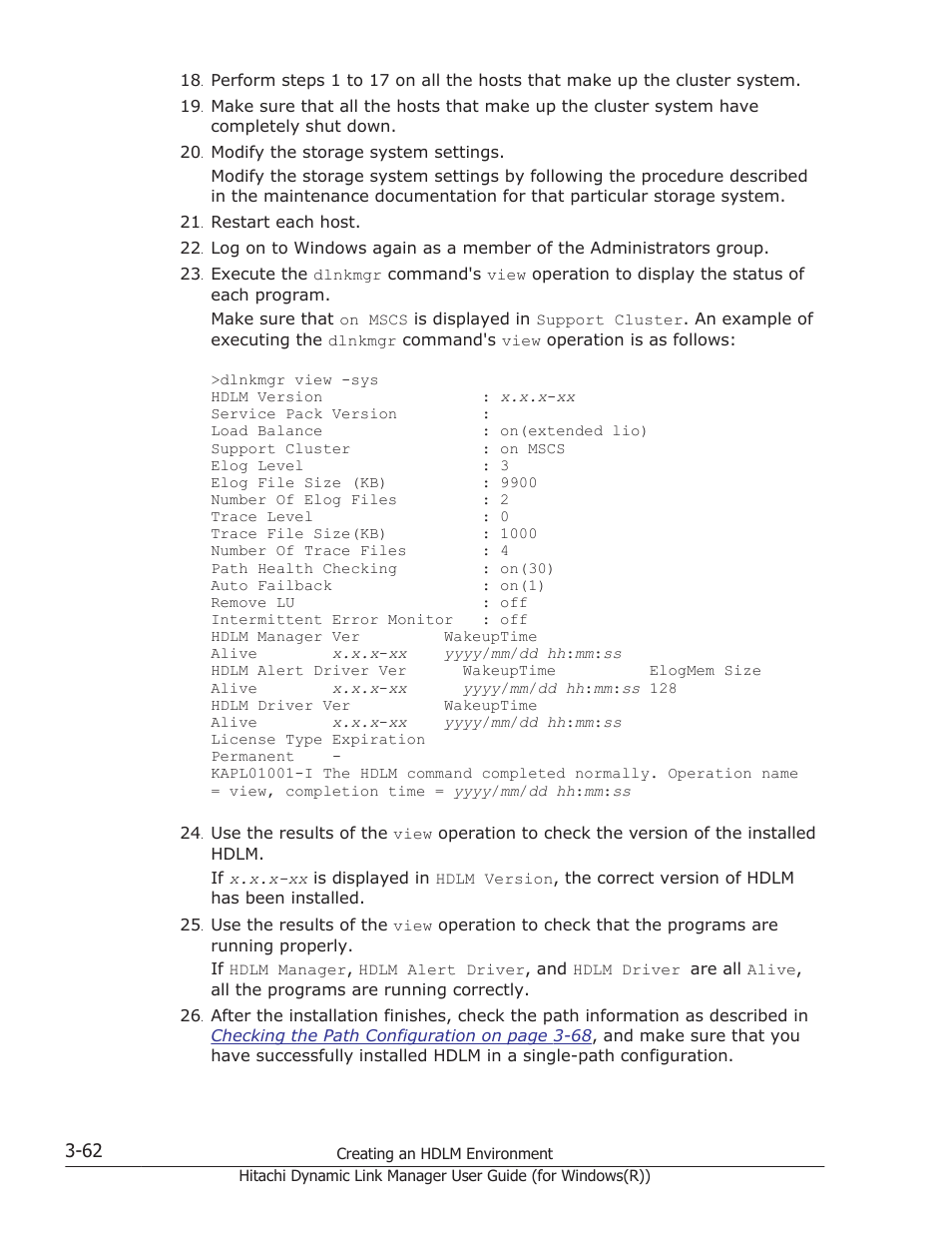 HP Hitachi Dynamic Link Manager Software User Manual | Page 128 / 422