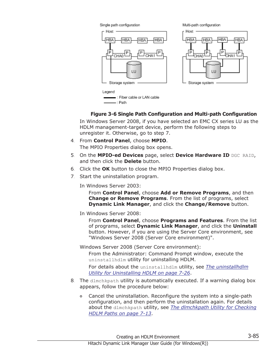 HP Hitachi Dynamic Link Manager Software User Manual | Page 151 / 422