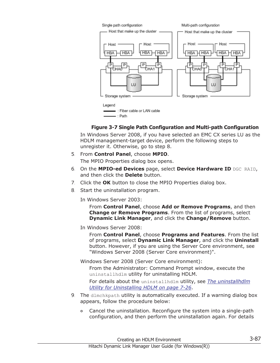 HP Hitachi Dynamic Link Manager Software User Manual | Page 153 / 422