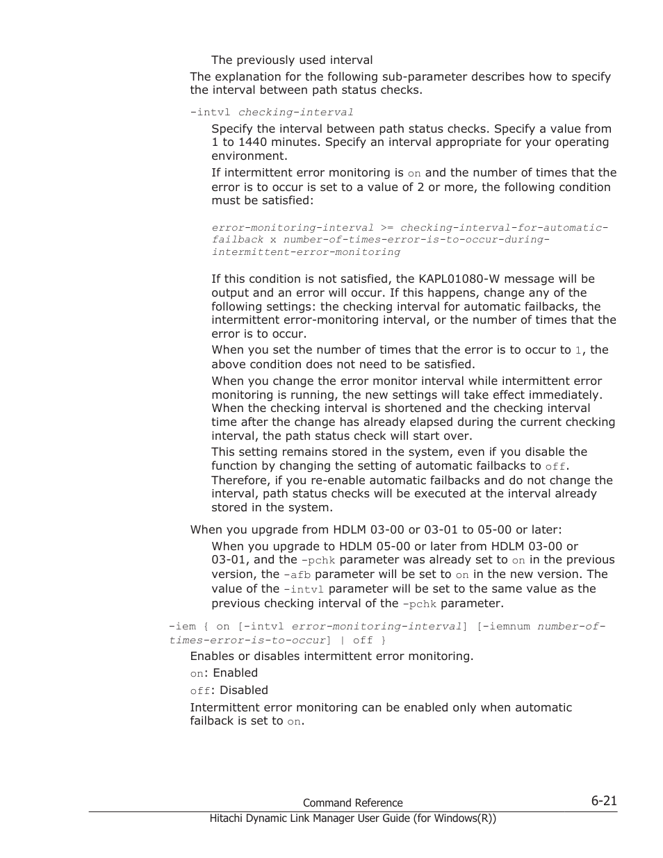 HP Hitachi Dynamic Link Manager Software User Manual | Page 209 / 422
