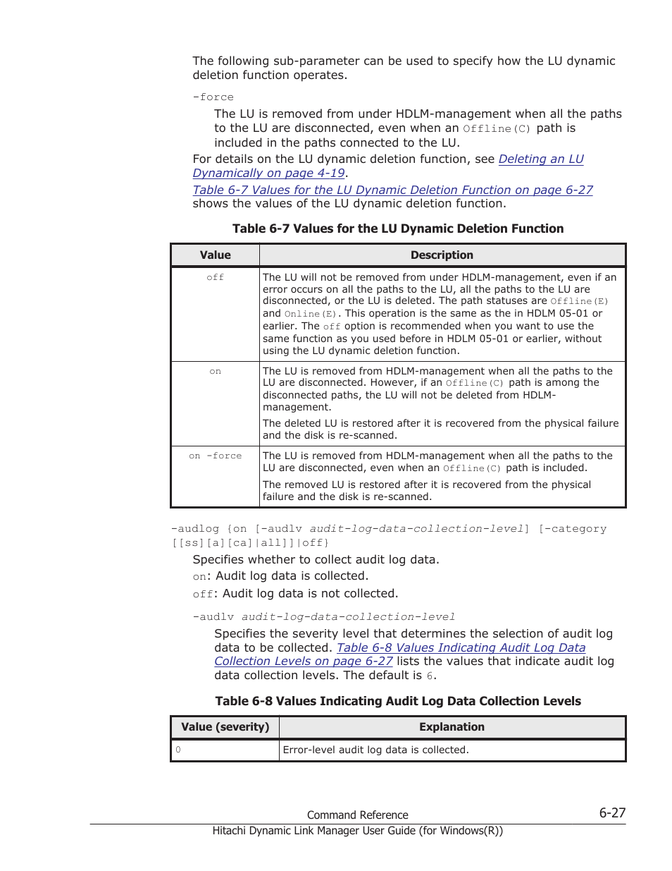 HP Hitachi Dynamic Link Manager Software User Manual | Page 215 / 422