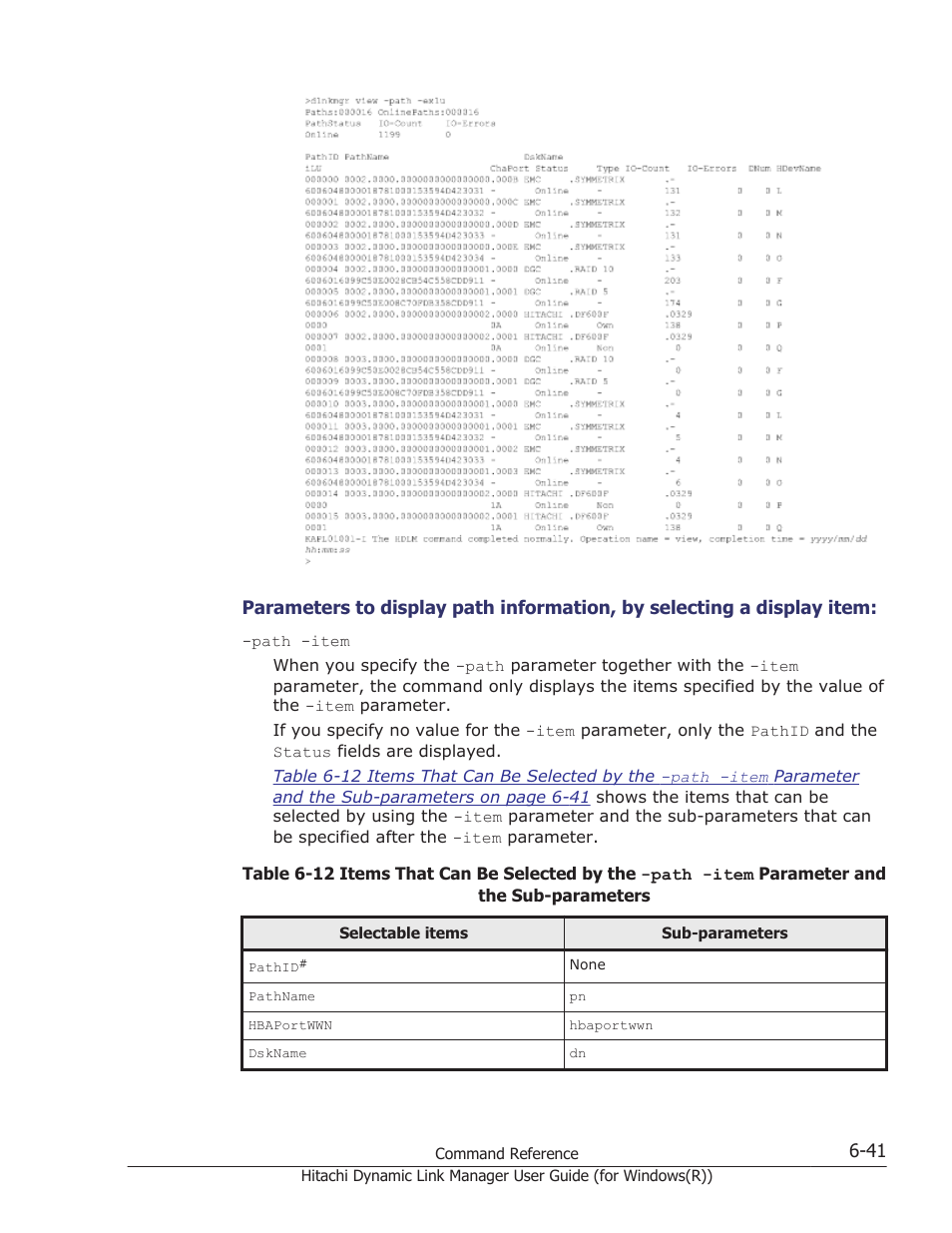 HP Hitachi Dynamic Link Manager Software User Manual | Page 229 / 422