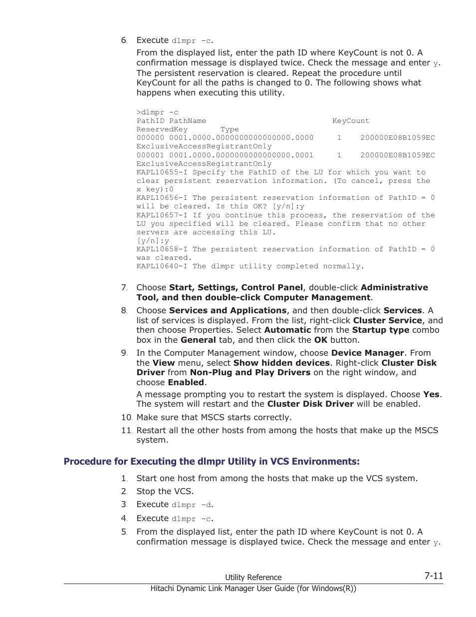 HP Hitachi Dynamic Link Manager Software User Manual | Page 265 / 422
