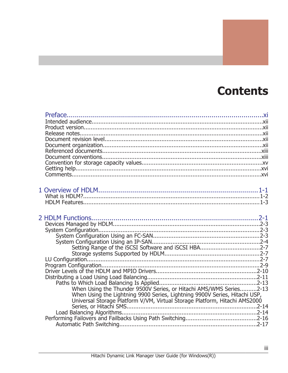 HP Hitachi Dynamic Link Manager Software User Manual | Page 3 / 422