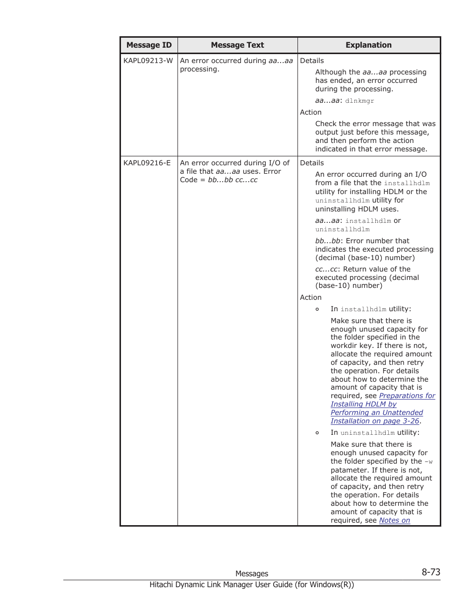 HP Hitachi Dynamic Link Manager Software User Manual | Page 355 / 422