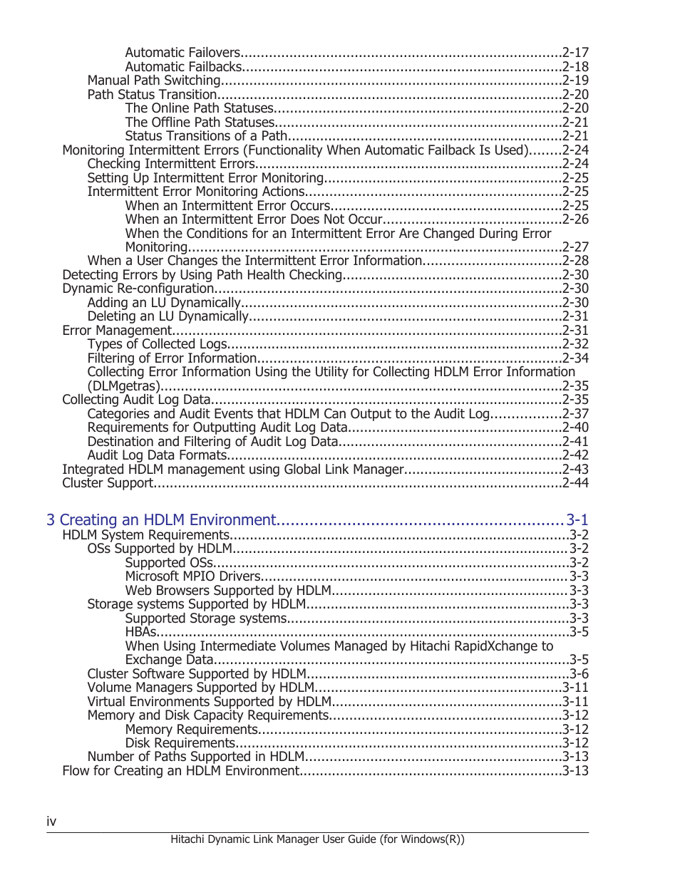 HP Hitachi Dynamic Link Manager Software User Manual | Page 4 / 422