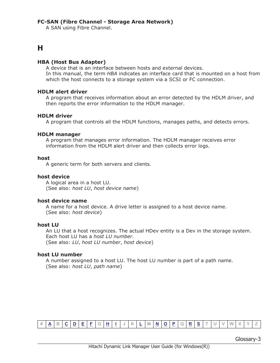 HP Hitachi Dynamic Link Manager Software User Manual | Page 411 / 422