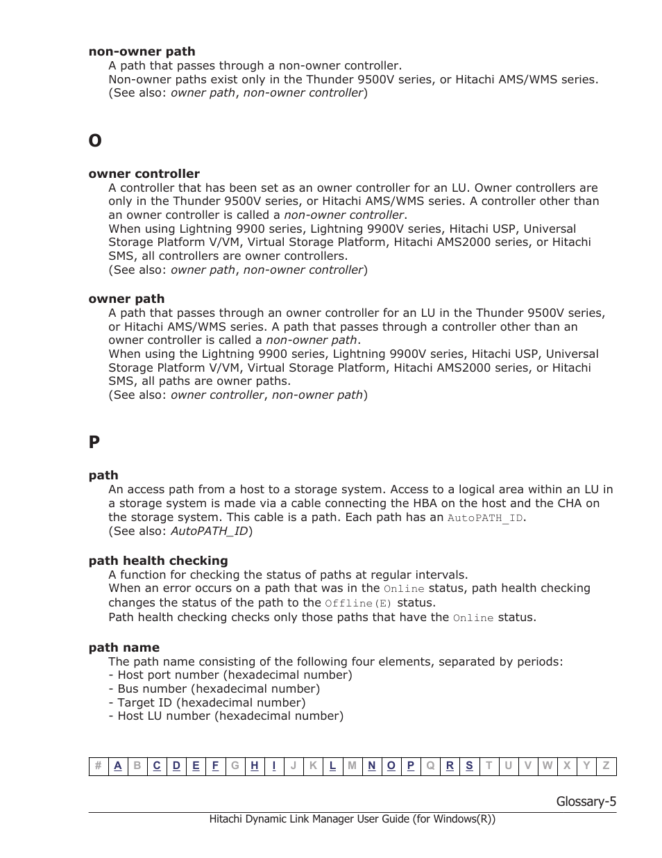 HP Hitachi Dynamic Link Manager Software User Manual | Page 413 / 422