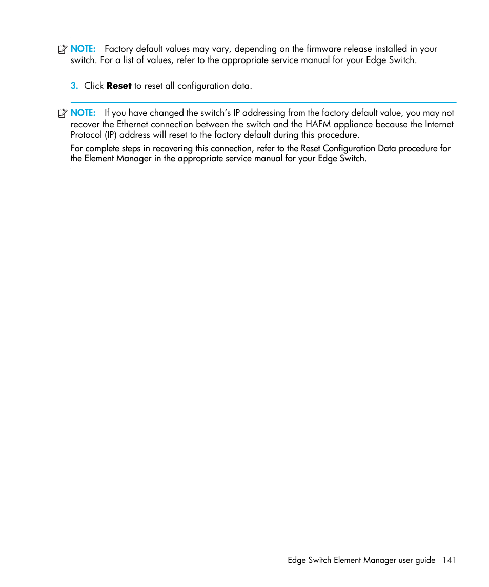 HP StorageWorks 2.32 Edge Switch User Manual | Page 141 / 202