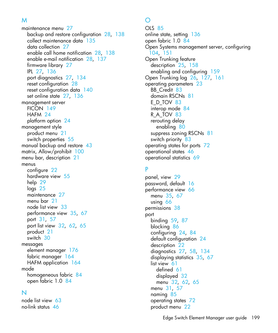 HP StorageWorks 2.32 Edge Switch User Manual | Page 199 / 202