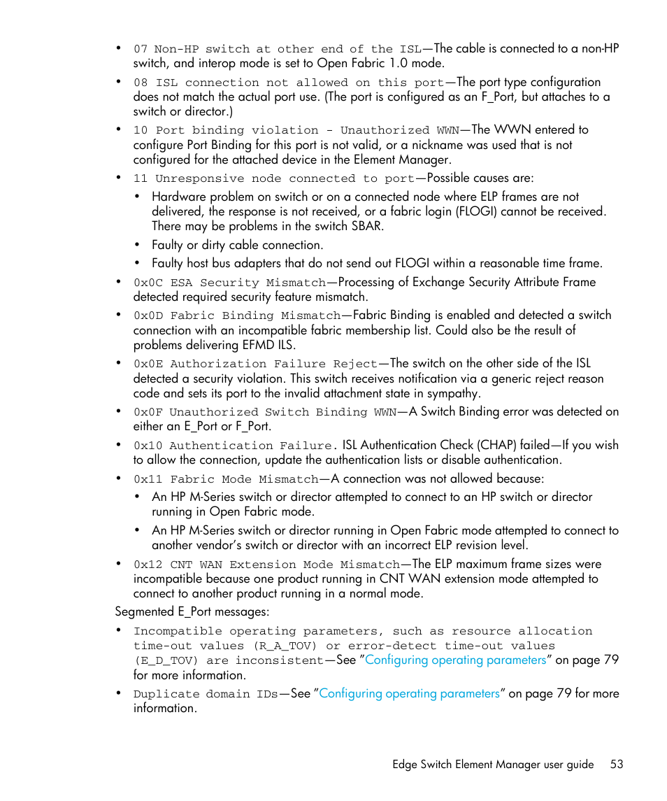 HP StorageWorks 2.32 Edge Switch User Manual | Page 53 / 202