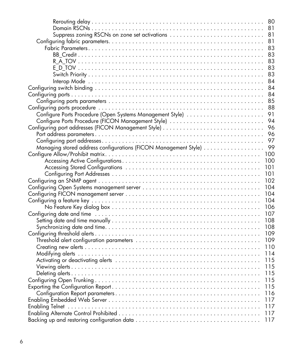 HP StorageWorks 2.32 Edge Switch User Manual | Page 6 / 202