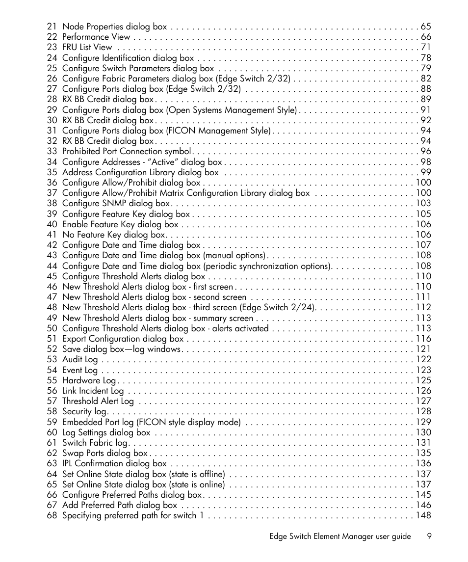 HP StorageWorks 2.32 Edge Switch User Manual | Page 9 / 202