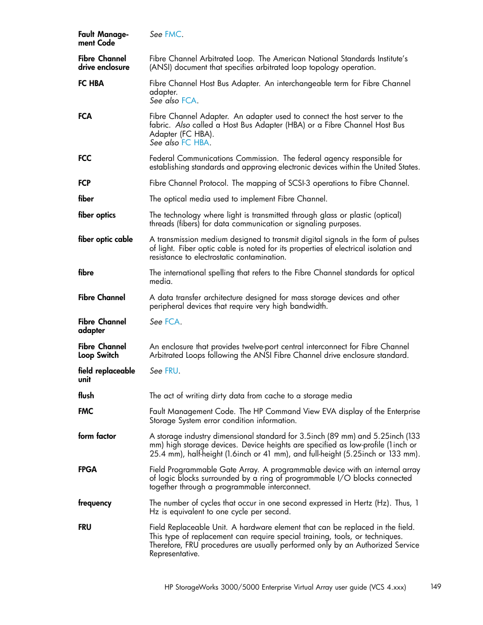 HP 3000 Enterprise Virtual Array User Manual | Page 149 / 165