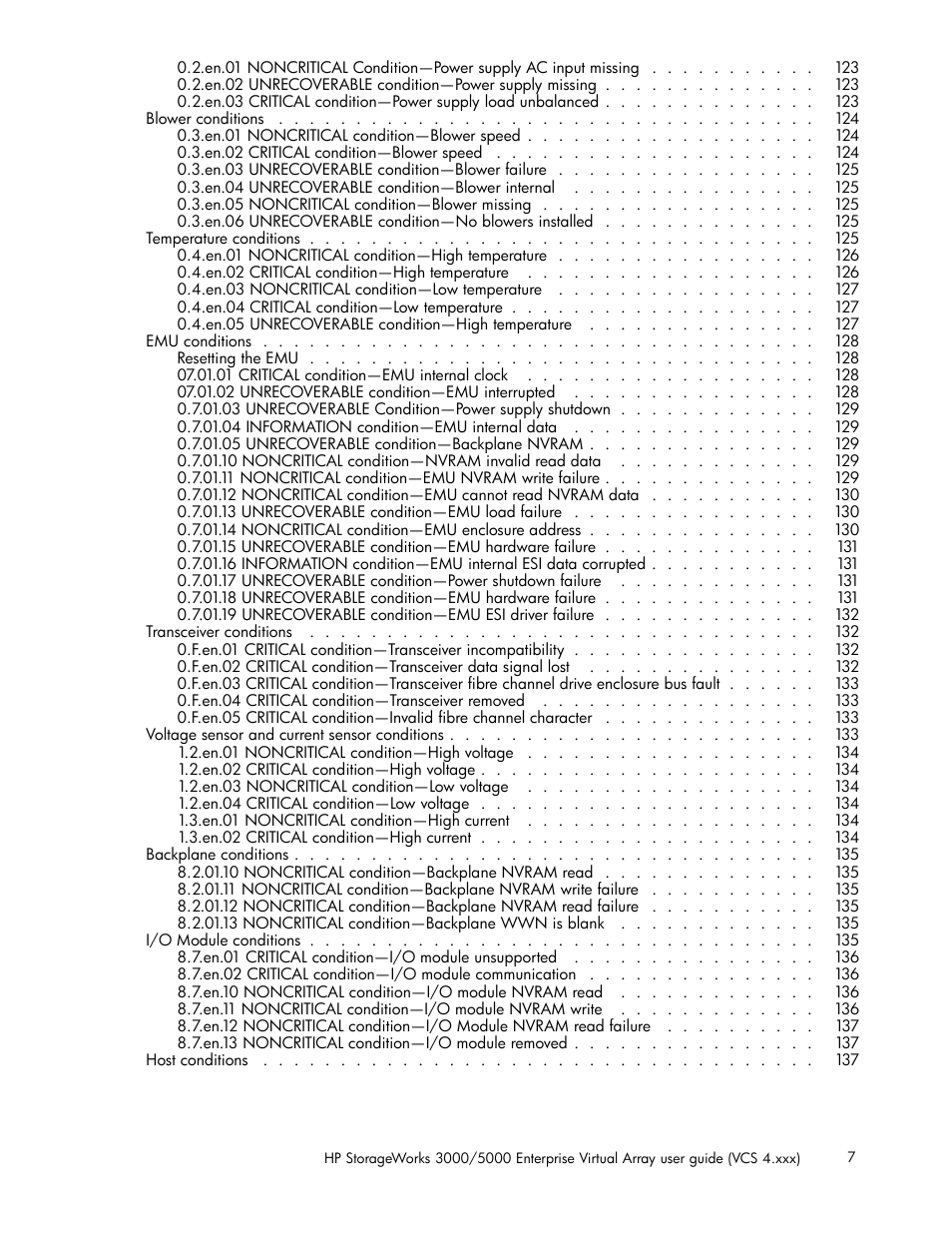 HP 3000 Enterprise Virtual Array User Manual | Page 7 / 165