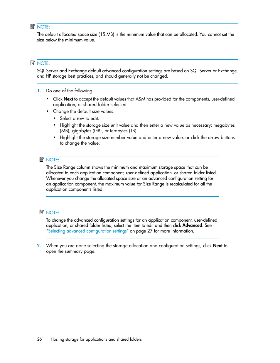 HP StorageWorks All-in-One SB600c Storage Blade User Manual | Page 26 / 72