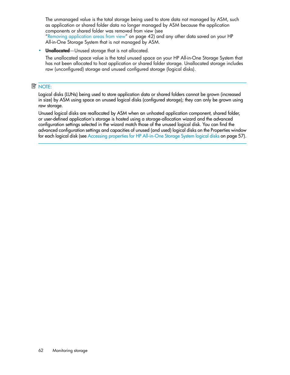 HP StorageWorks All-in-One SB600c Storage Blade User Manual | Page 62 / 72