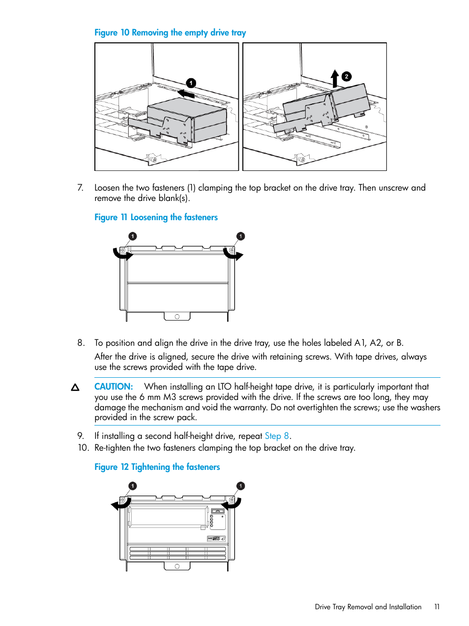 HP StoreEver Rack-mount Kits User Manual | Page 11 / 26