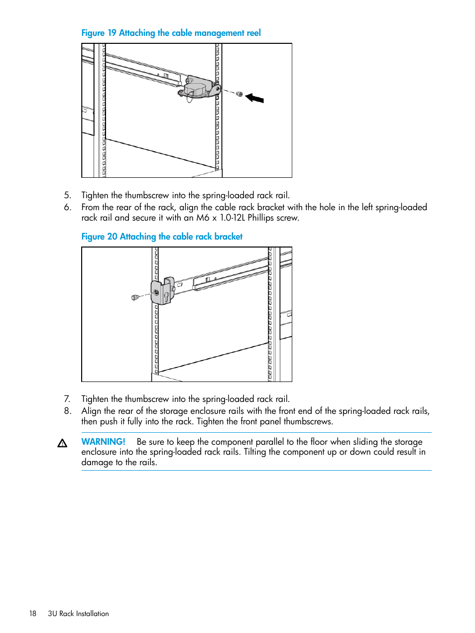 HP StoreEver Rack-mount Kits User Manual | Page 18 / 26
