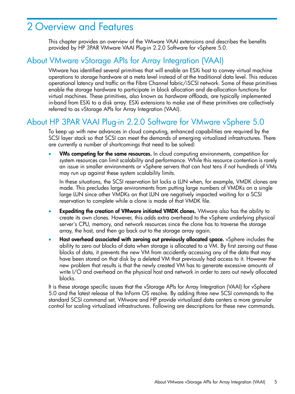 2 overview and features | HP 3PAR Solutions Software for vSphere User Manual | Page 5 / 13