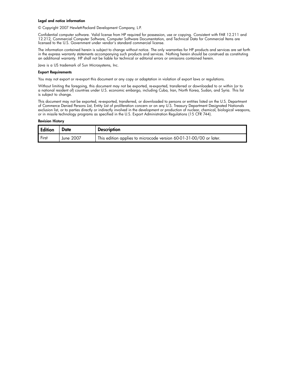 HP XP20000XP24000 Disk Array User Manual | Page 2 / 32