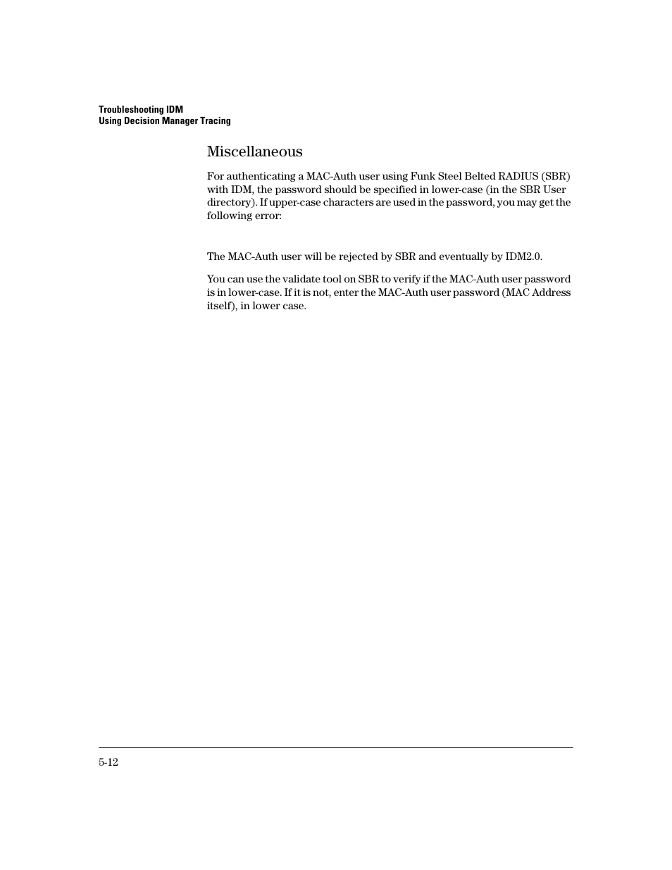 Miscellaneous, Miscellaneous -12 | HP Identity Driven Manager Software Licenses User Manual | Page 170 / 190