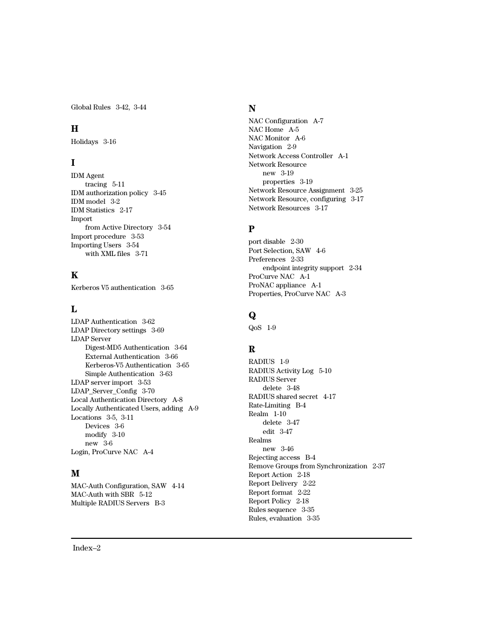 HP Identity Driven Manager Software Licenses User Manual | Page 188 / 190