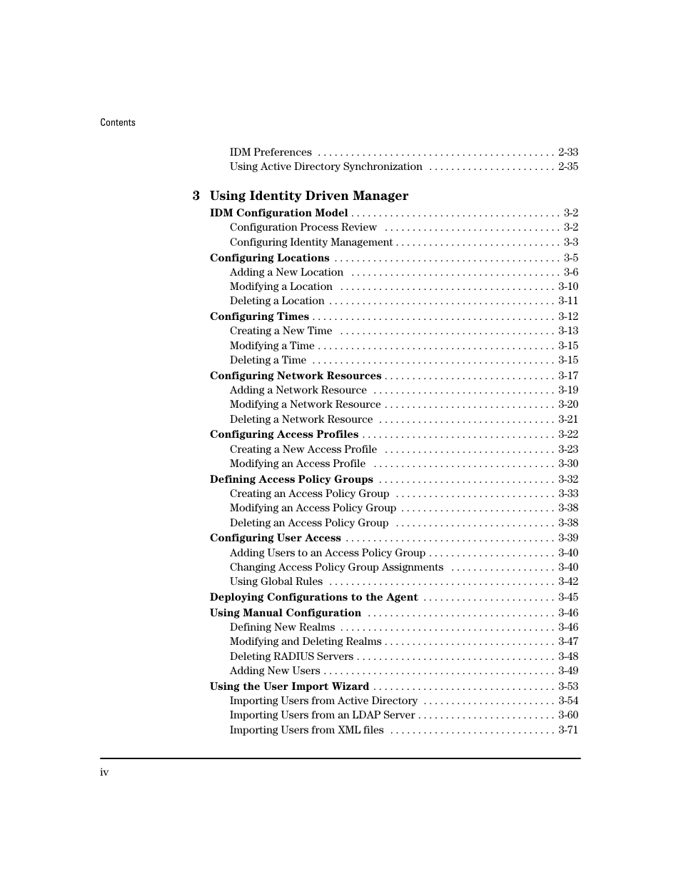 HP Identity Driven Manager Software Licenses User Manual | Page 4 / 190