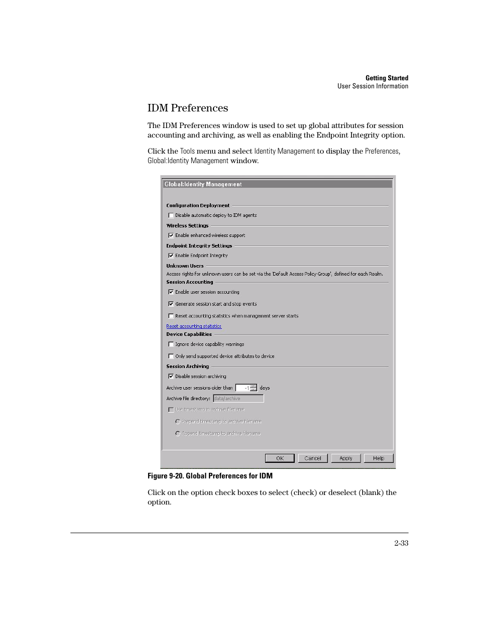 Idm preferences, Idm preferences -33 | HP Identity Driven Manager Software Licenses User Manual | Page 55 / 190