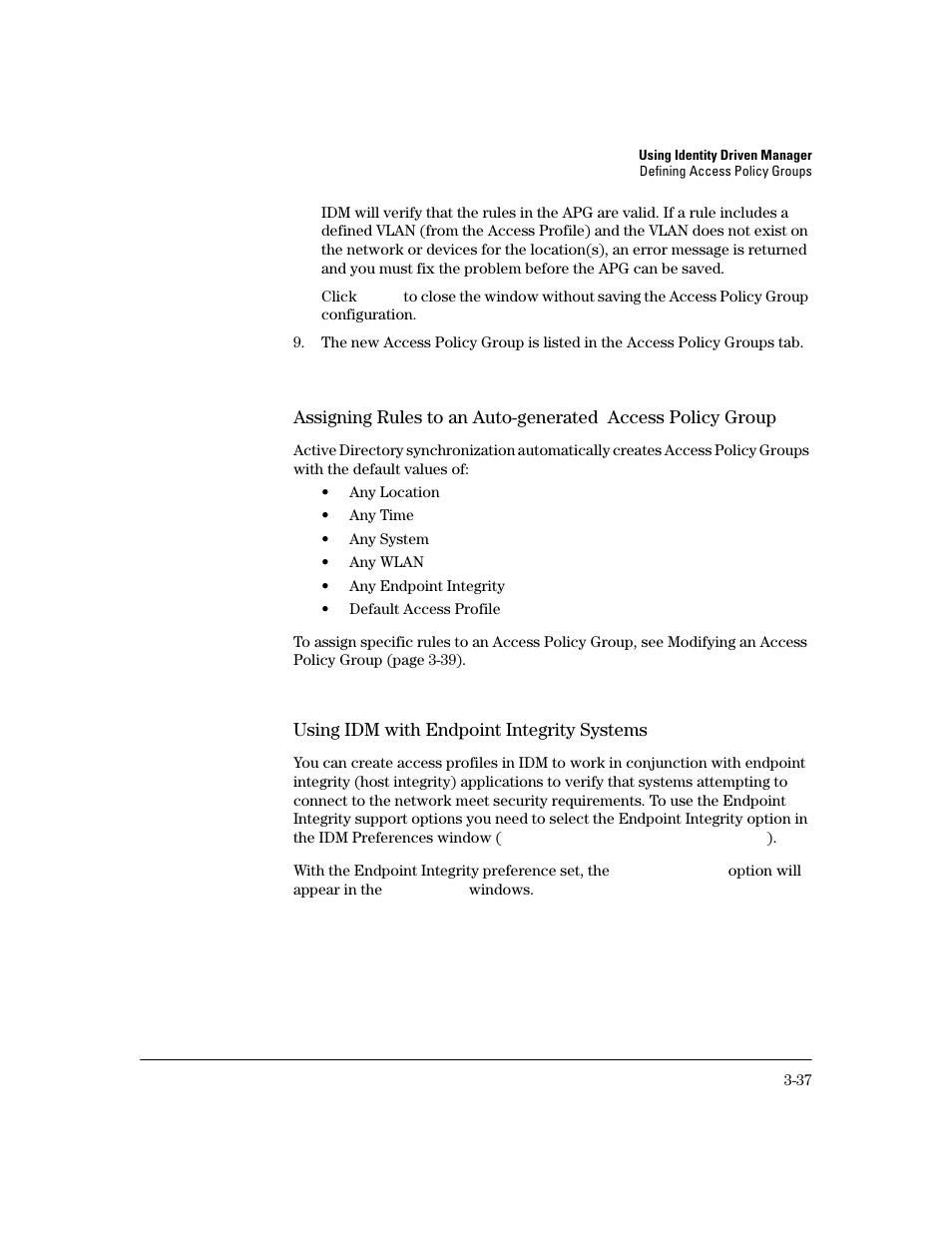 HP Identity Driven Manager Software Licenses User Manual | Page 99 / 190