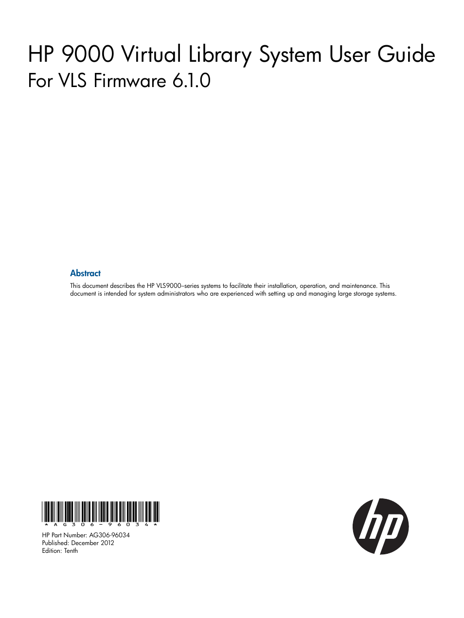 HP 9000 Virtual Library System User Manual | 268 pages