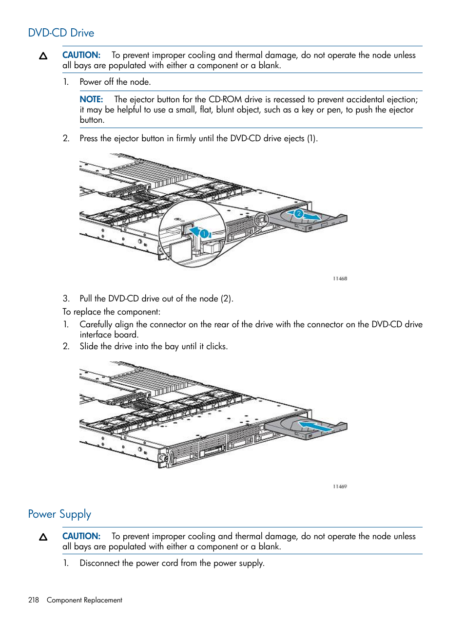 Dvd-cd drive, Power supply, Dvd-cd drive power supply | HP 9000 Virtual Library System User Manual | Page 218 / 268