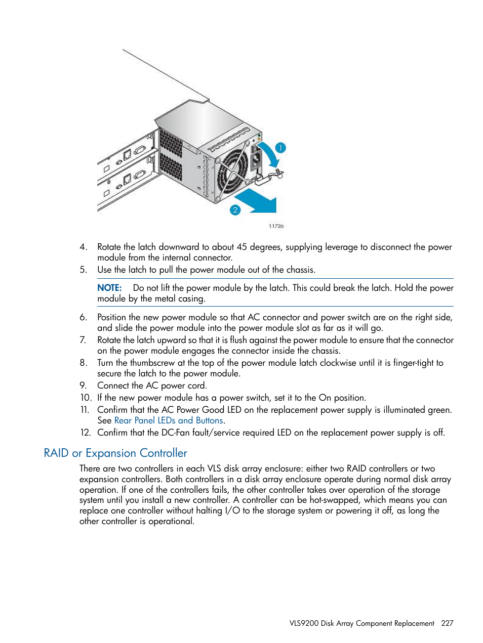 Raid or expansion controller | HP 9000 Virtual Library System User Manual | Page 227 / 268