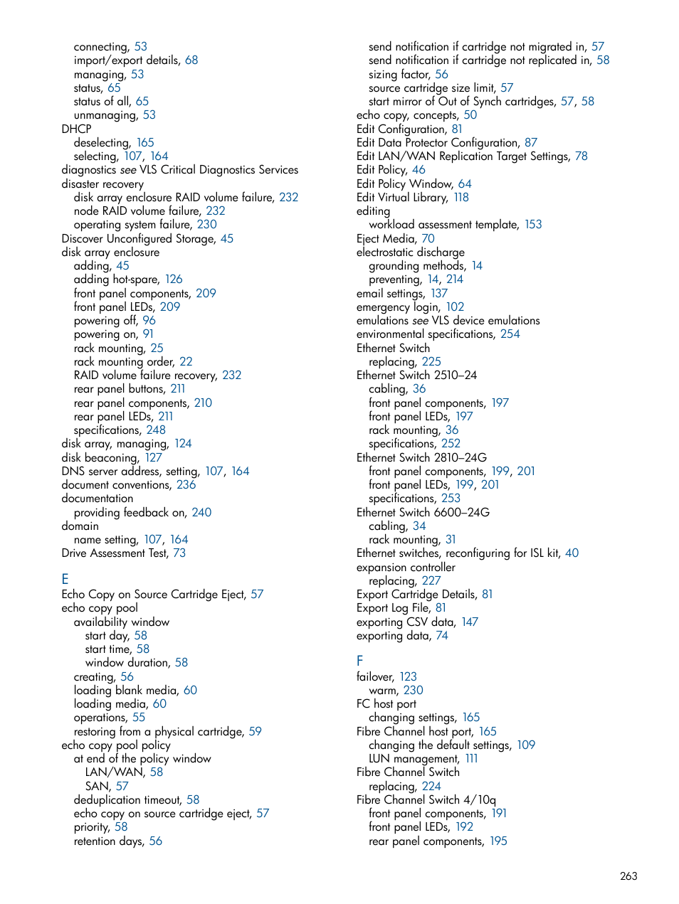 HP 9000 Virtual Library System User Manual | Page 263 / 268
