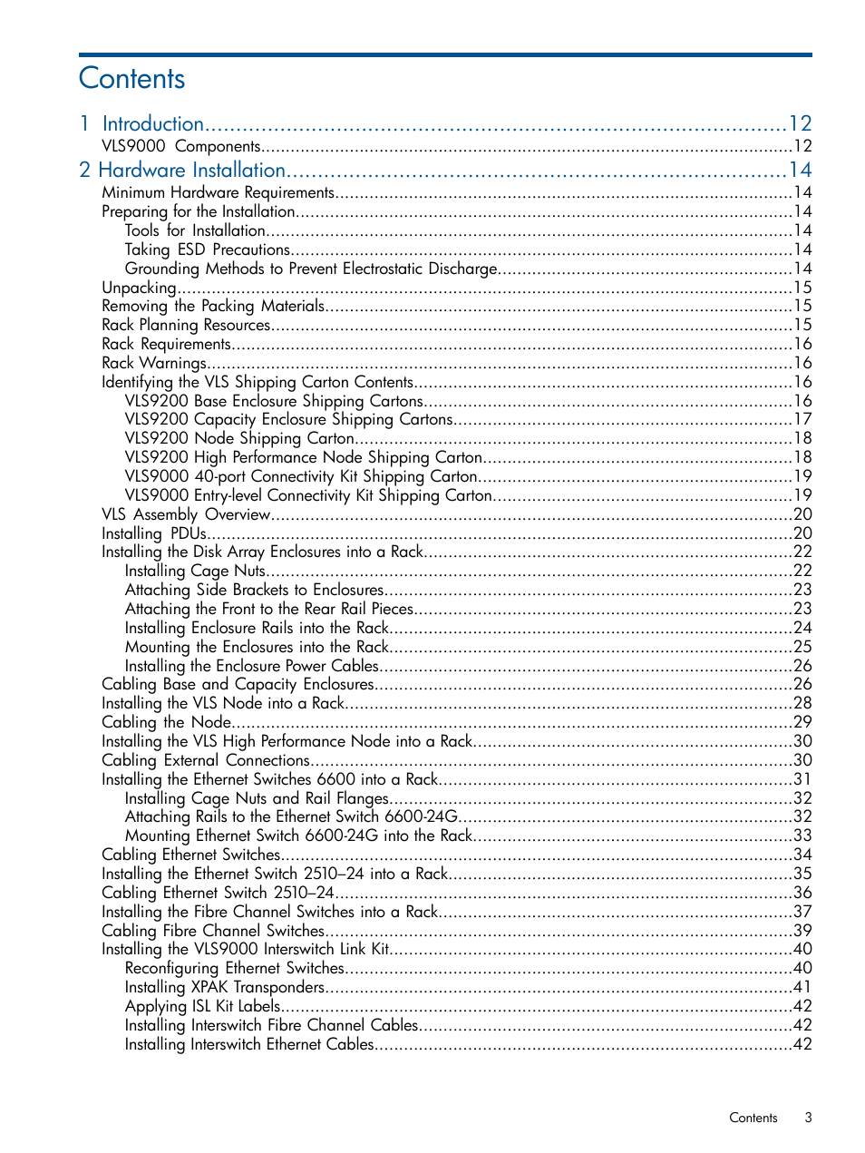 HP 9000 Virtual Library System User Manual | Page 3 / 268