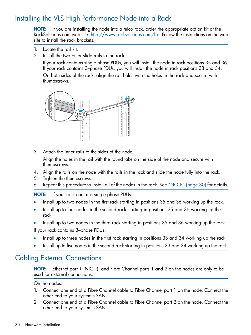 Cabling external connections | HP 9000 Virtual Library System User Manual | Page 30 / 268