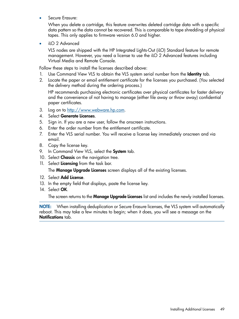 HP 9000 Virtual Library System User Manual | Page 49 / 268