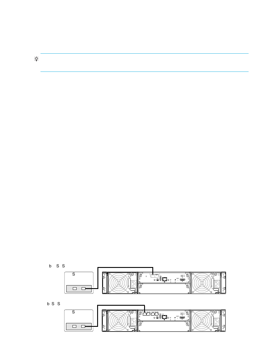 1gb iscsi host ports, 10gbe iscsi host ports, Connecting direct attach configurations | Single controller configuration, One server/one hba/single path | HP P2000 G3 MSA Array Systems User Manual | Page 38 / 86