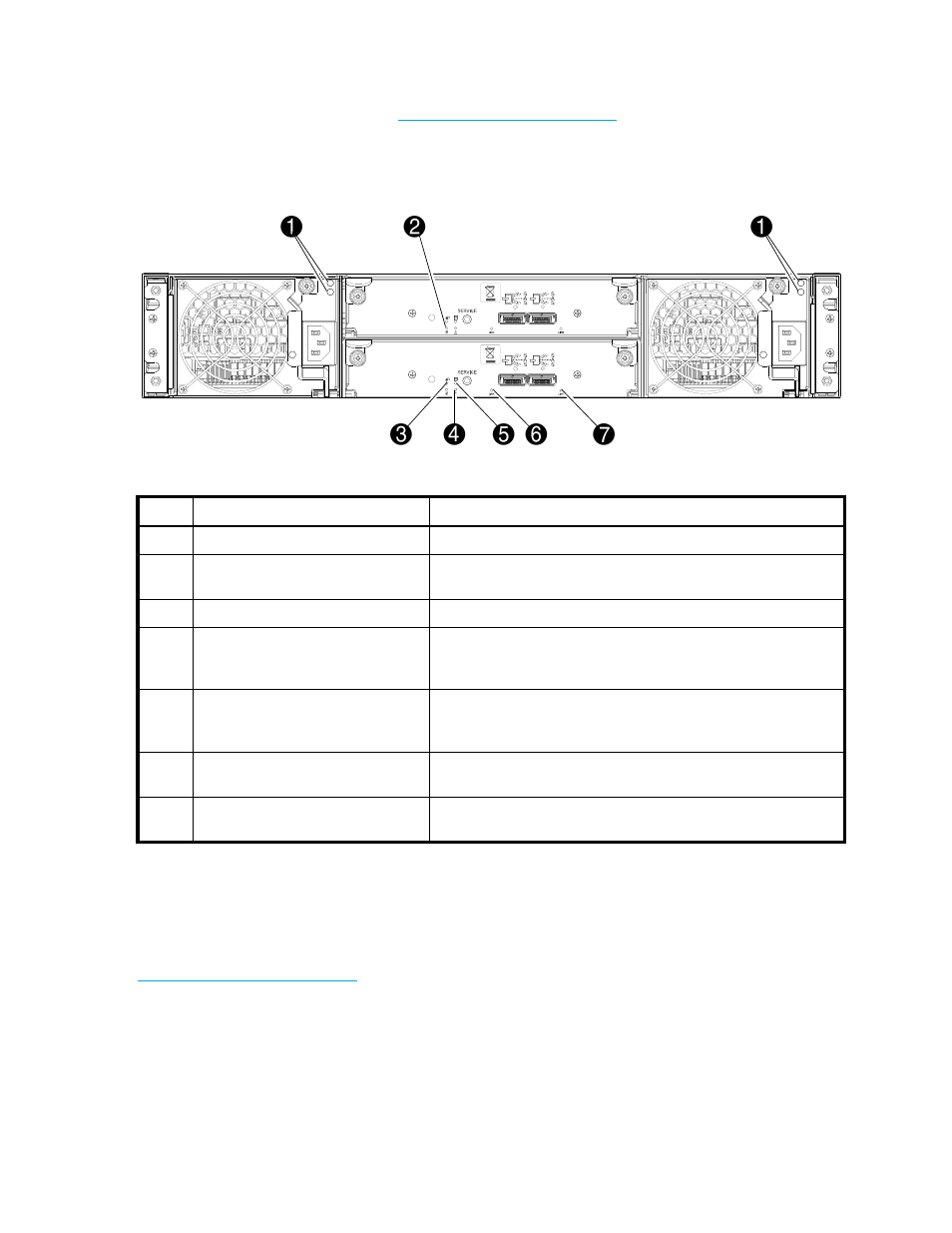 D2700 6gb drive enclosure, P2000 6gb 3.5" 12-drive enclosure, Msa70 3gb drive enclosure | 17 leds — hp p2000 6gb rear panel | HP P2000 G3 MSA Array Systems User Manual | Page 72 / 86