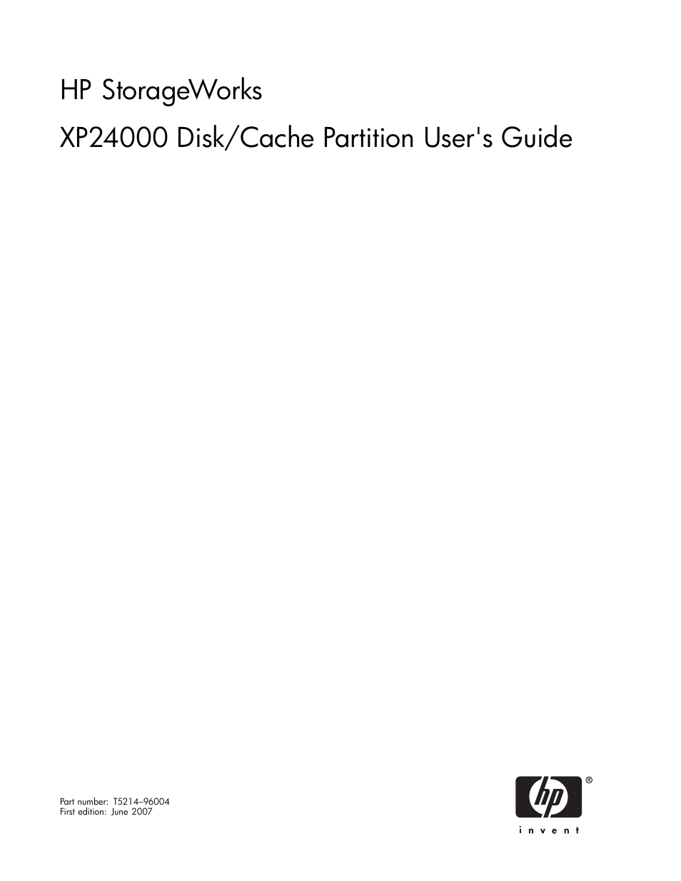 HP StorageWorks XP Remote Web Console Software User Manual | 43 pages