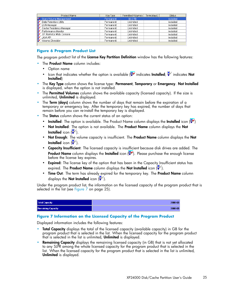 6 program product list, Figure 6 | HP StorageWorks XP Remote Web Console Software User Manual | Page 25 / 43