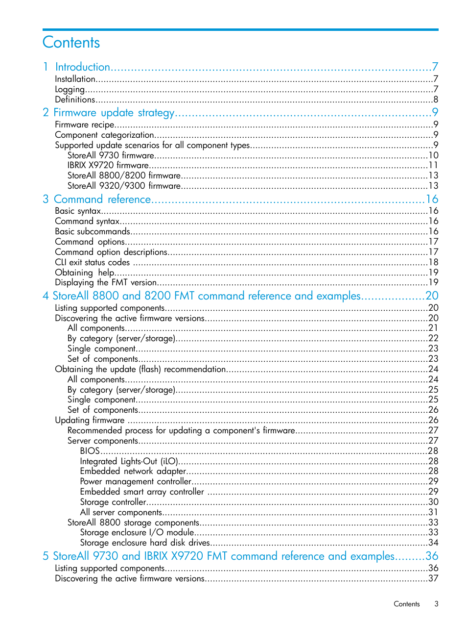 HP StoreAll Storage User Manual | Page 3 / 93