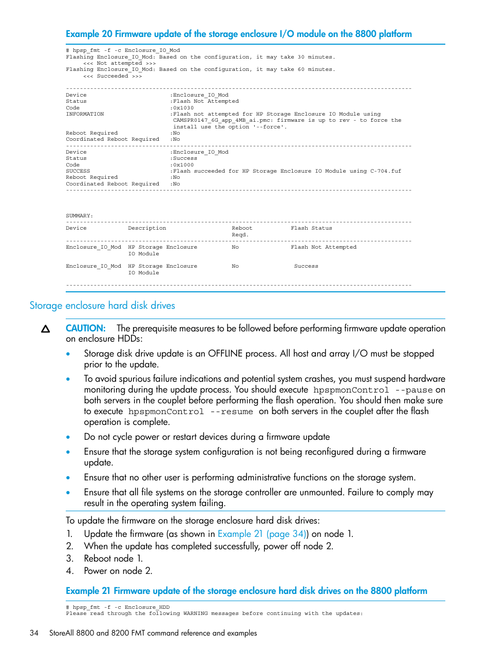 Storage enclosure hard disk drives | HP StoreAll Storage User Manual | Page 34 / 93
