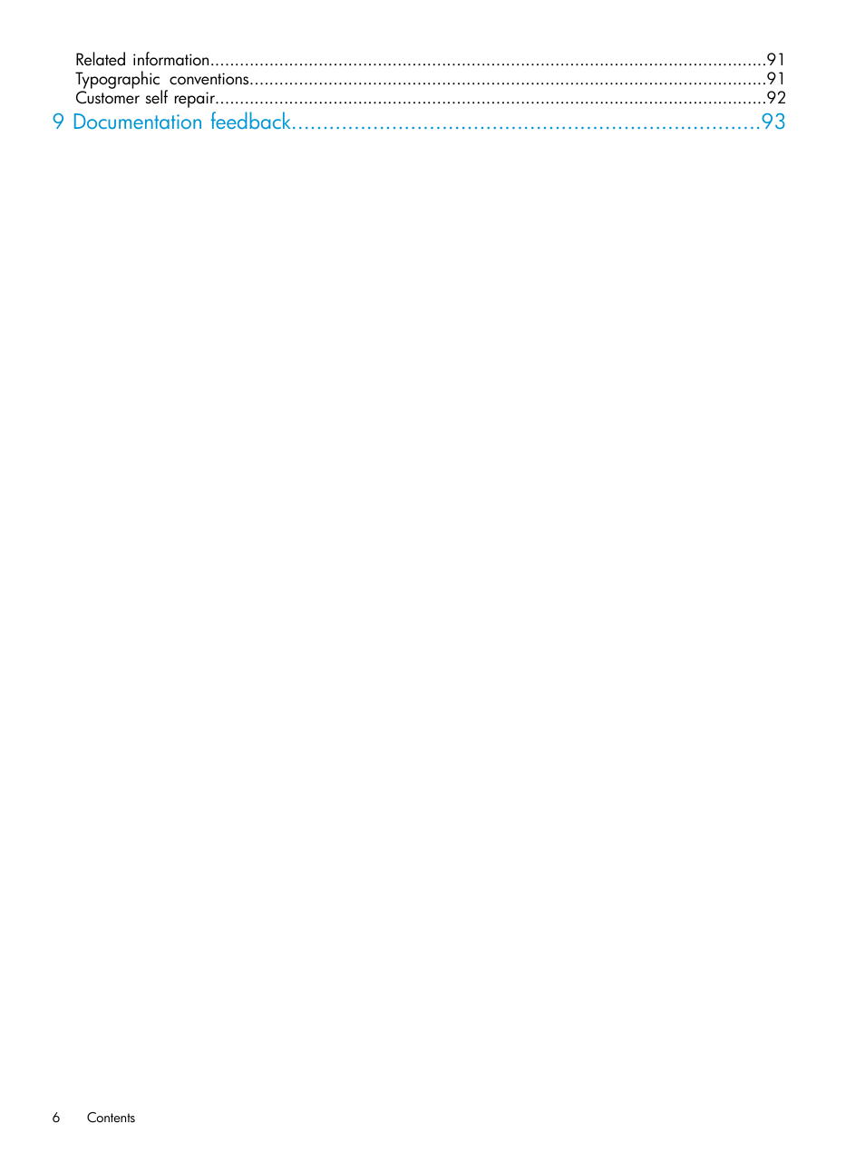 9 documentation feedback | HP StoreAll Storage User Manual | Page 6 / 93
