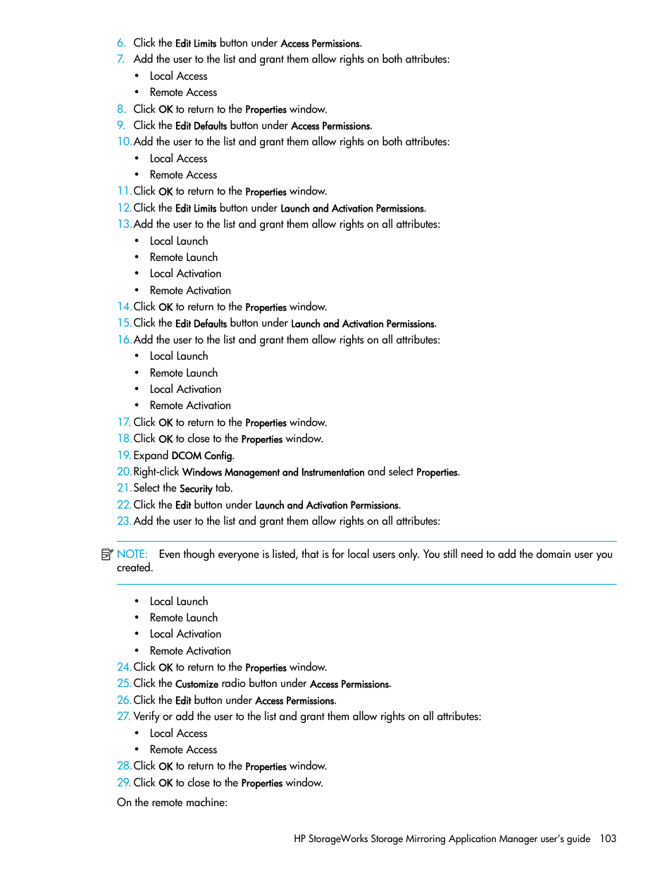 HP Storage Mirroring V5 Software User Manual | Page 113 / 132