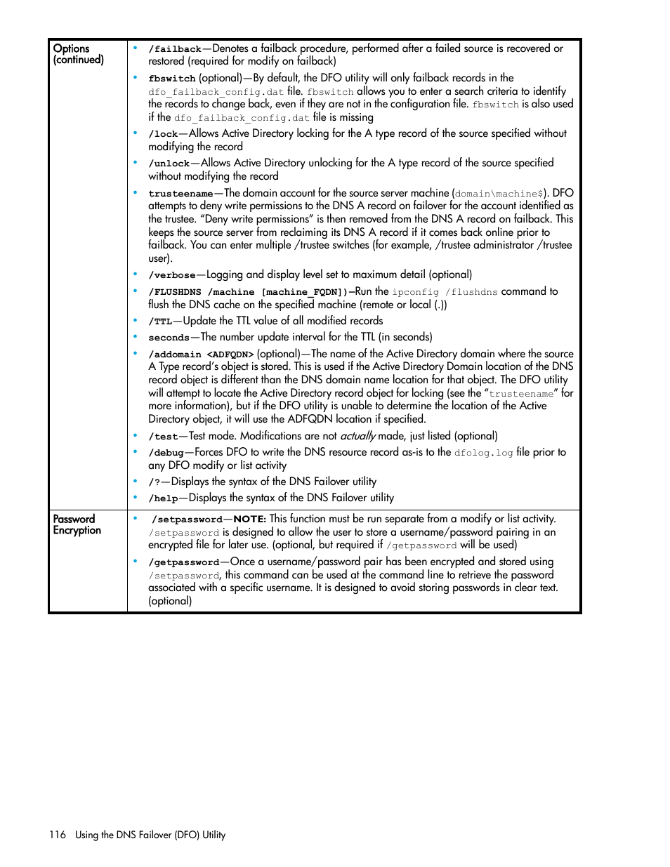 HP Storage Mirroring V5 Software User Manual | Page 126 / 132